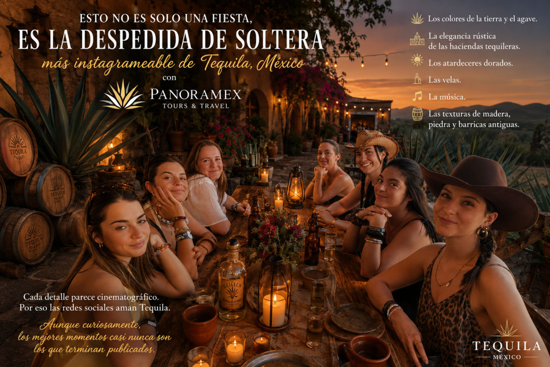 Esto no es solo una fiesta. Es la despedida de soltera más instagrameable de Tequila, México.