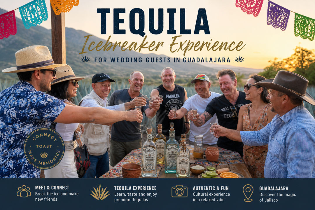 Tequila Icebreaker Experience for Weddings Guests in Guadalajara
